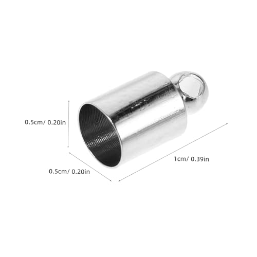 VILLCASE 150 Stück Kupfer Endkappen für Schmuckbänder Vielseitige Schmuckverbinder für Halsketten und Armbänder Langlebige Quasten-endkappen für DIY Schmuckherstellung VILLCASE 150 Stück Kupfer Endkappen für Schmuckbänder Vielseitige Schmuckverbinder für Halsketten und Armbänder Langlebige Quasten-endkappen für DIY Schmuckherstellung von VILLCASE