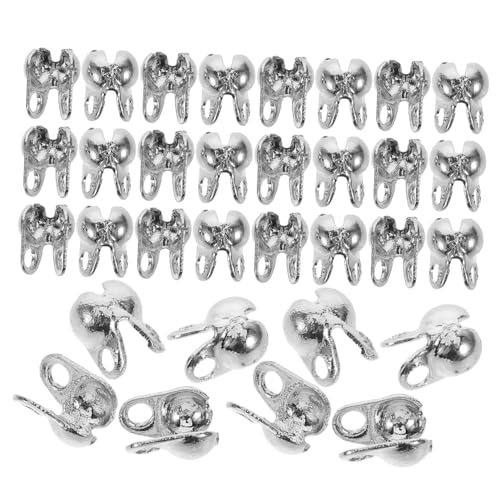 VILLCASE 150 Stück Metall Quetschperlen Kappen für Schmuckherstellung Kupfer Knotenabdeckungen für und Armbänder Diy Zubehör Lochdurchmesser von VILLCASE