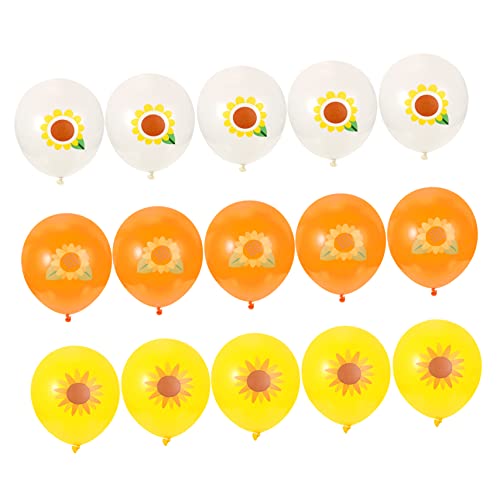 VILLCASE 15 Stücke Sonnenblumen Luftballons Latex Gelb Daisy Dekorationen Für Baby Dusche Und Geburtstag VILLCASE 15 Stücke Sonnenblumen Luftballons Latex Gelb Daisy Dekorationen Für Baby Dusche Und Geburtstag von VILLCASE