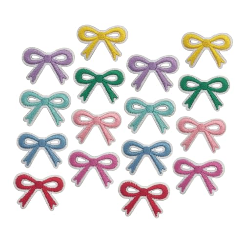 VILLCASE 16 Stück Teiliges Schleifen Bügelflicken und Aufnäher Bestickte Selbstklebende Polyester Patches zum Aufbügeln und Aufnähen für DIY Kleidung Jeans Jacken Taschen Hüte und Schuhe VILLCASE 16 Stück Teiliges Schleifen Bügelflicken und Aufnäher Bestickte Selbstklebende Polyester Patches zum Aufbügeln und Aufnähen für DIY Kleidung Jeans Jacken Taschen Hüte und Schuhe von VILLCASE