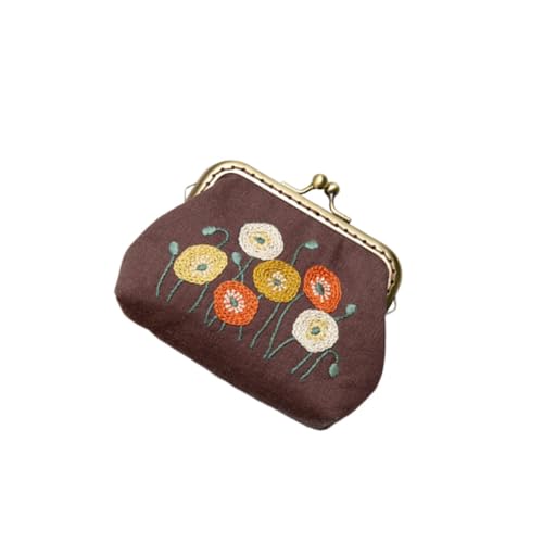 VILLCASE 1Satz Handgefertigtes Stickerei mit Clutch DIY Embroidery Werkzeug Wollnadel Zubehör für Frauen für Anfänger und Bastler von VILLCASE