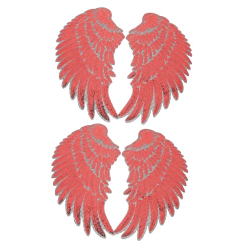 VILLCASE 2 Paar Selbstklebende Pailletten-flügel-patches Zum Aufnähen, Aufbügeln, Dekorative Stoffapplikationen Für Kleidung, Taschen, Diy-party-outfits, Rucksäcke, Jacken, Jeans, Rot VILLCASE 2 Paar Selbstklebende Pailletten-flügel-patches Zum Aufnähen, Aufbügeln, Dekorative Stoffapplikationen Für Kleidung, Taschen, Diy-party-outfits, Rucksäcke, Jacken, Jeans, Rot von VILLCASE
