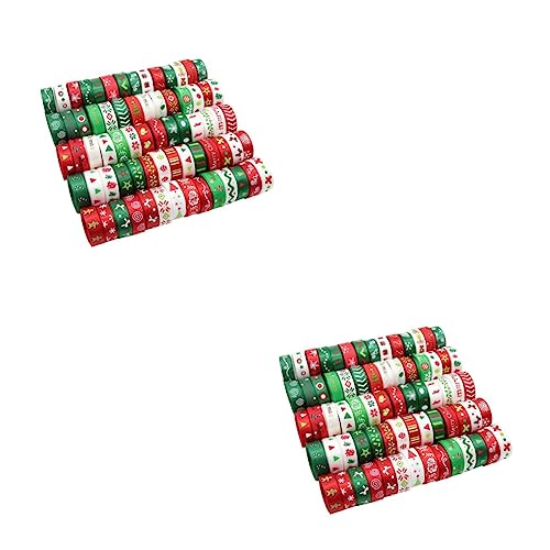 VILLCASE 2 Packungen Weihnachtsband Bunte Bänder Stoffband Zum Verpacken Von Weihnachtsgeschenken Kariertes Band Für Weihnachtsbaum Weihnachtsdekoration Weihnachtsband Mit Draht VILLCASE 2 Packungen Weihnachtsband Bunte Bänder Stoffband Zum Verpacken Von Weihnachtsgeschenken Kariertes Band Für Weihnachtsbaum Weihnachtsdekoration Weihnachtsband Mit Draht von VILLCASE