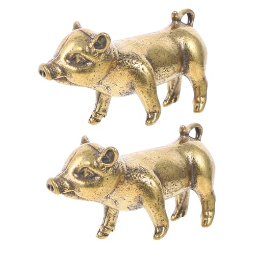 VILLCASE 2 STÜCK Feng Shui Messing Schlüsselanhänger Set Chinesisches Handgefertigt Langlebig Leicht Tragbar Kreative Deko für Party und Persönliche Sammlung VILLCASE 2 STÜCK Feng Shui Messing Schlüsselanhänger Set Chinesisches Handgefertigt Langlebig Leicht Tragbar Kreative Deko für Party und Persönliche Sammlung von VILLCASE