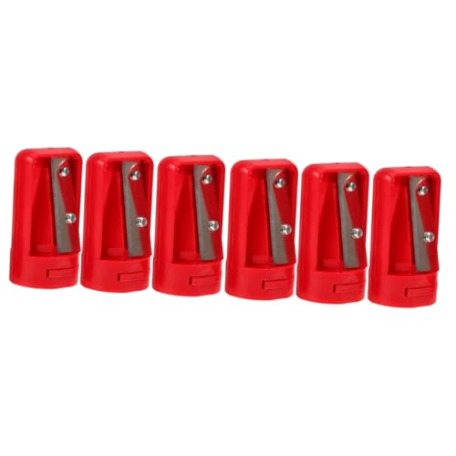 VILLCASE 2 Sätze Bleistiftspitzer Briefpapier Groß Kind Klassenzimmer Doppelt Tischler Arbeiten Scharf Schreibwaren Werkzeug Zum Anspitzen Von Bleistiften Schärfer Plastik Rot 3 Stücke * 2 VILLCASE 2 Sätze Bleistiftspitzer Briefpapier Groß Kind Klassenzimmer Doppelt Tischler Arbeiten Scharf Schreibwaren Werkzeug Zum Anspitzen Von Bleistiften Schärfer Plastik Rot 3 Stücke * 2 von VILLCASE