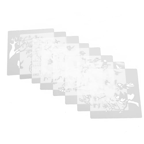 VILLCASE 2 Sätze Blumen- und Vogelschablone acrylharz acrylklötzchen ausgehöhlte Malvorlagen hohle Designvorlagen Vorlagen für Scrapbooking-Karten Werkzeuge zum Zeichnen von Handwerkskunst VILLCASE 2 Sätze Blumen- und Vogelschablone acrylharz acrylklötzchen ausgehöhlte Malvorlagen hohle Designvorlagen Vorlagen für Scrapbooking-Karten Werkzeuge zum Zeichnen von Handwerkskunst von VILLCASE