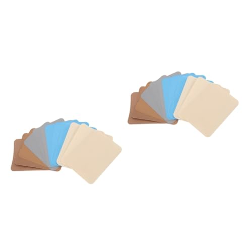 VILLCASE 2 Sätze Bügelflicken Aus Stoff Flicken Für Jacken Aufnäher Für Kleidung Stoffflicken Für Kleidung Bestickter Stoff Patch Stickereiflecken Nähen Hosenflicken Jeans 12 Stück * 2 von VILLCASE