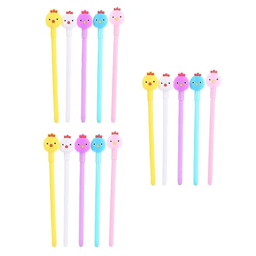 VILLCASE 2 Sätze Gel Stift Kugelschreiber Gelstifte Wachs Pen Black Pens Bintstifte Tierischer Gelstift Neuheit Schreibwaren Stift Büro Stift Gel -tintenstifte Silikonpflaster 15 Stück * 2 VILLCASE 2 Sätze Gel Stift Kugelschreiber Gelstifte Wachs Pen Black Pens Bintstifte Tierischer Gelstift Neuheit Schreibwaren Stift Büro Stift Gel -tintenstifte Silikonpflaster 15 Stück * 2 von VILLCASE