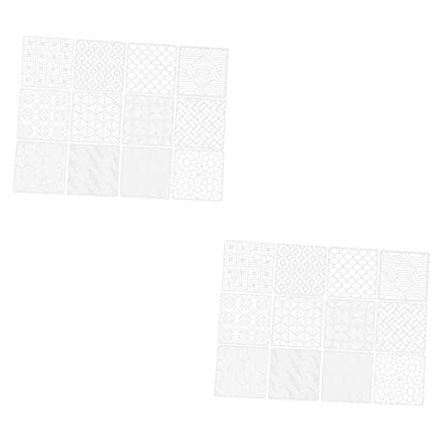 VILLCASE 2 Sätze Geometrische Vorlage Geometrie-schablone Geometrische Schablonen Zum Malerei Malschablonen Kunst Vorlagen Wand Geometrie-zeichnungsschablonen Weiß Plastik 12 Stück * 2 VILLCASE 2 Sätze Geometrische Vorlage Geometrie-schablone Geometrische Schablonen Zum Malerei Malschablonen Kunst Vorlagen Wand Geometrie-zeichnungsschablonen Weiß Plastik 12 Stück * 2 von VILLCASE