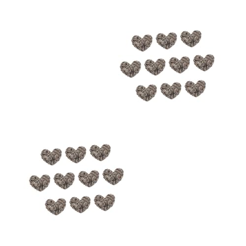 VILLCASE 2 Sätze Herz-strass-aufkleber Patches Kleidung Für Herzen Nähen Jackenflicken Hotfix Bastelset Heart Stickers Stoffzubehör Strass-patches Harz-strasssteine Grey 10 Stück * 2 VILLCASE 2 Sätze Herz-strass-aufkleber Patches Kleidung Für Herzen Nähen Jackenflicken Hotfix Bastelset Heart Stickers Stoffzubehör Strass-patches Harz-strasssteine Grey 10 Stück * 2 von VILLCASE