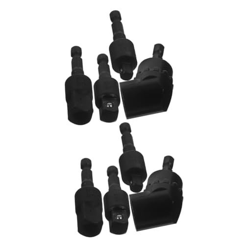 VILLCASE 2 Sätze Rechtswinkel -Bohrer -Bitadapter Bohrmaschinen schwenkbarer Bithalter Werkzeug Auswirkung Adapter für Bohrbuchsen Impact Socket Adapterset Chrom-Vanadium-Stahl Schwarz VILLCASE 2 Sätze Rechtswinkel -Bohrer -Bitadapter Bohrmaschinen schwenkbarer Bithalter Werkzeug Auswirkung Adapter für Bohrbuchsen Impact Socket Adapterset Chrom-Vanadium-Stahl Schwarz von VILLCASE