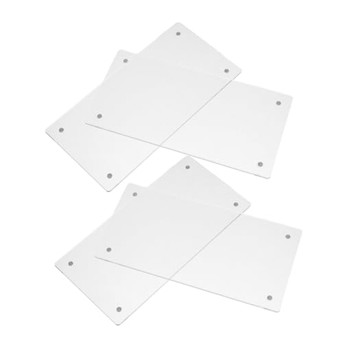 VILLCASE 2 Sätze Transparent Acryl Bilderrahmen Doppelseitig Magnetisch Rahmenlos Vielseitiger Wand und Tisch Labelhalter für Büro Geschäft Party Flexible Displaylösung VILLCASE 2 Sätze Transparent Acryl Bilderrahmen Doppelseitig Magnetisch Rahmenlos Vielseitiger Wand und Tisch Labelhalter für Büro Geschäft Party Flexible Displaylösung von VILLCASE