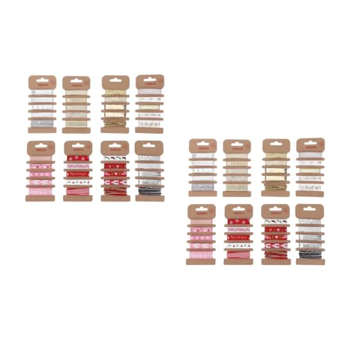 VILLCASE 2 Sätze Weihnachtsband Weihnachtliches Rotes Und Grünes Band Partei Bedrucktes Band Sackleinenband Schleife Ribbon Bandfeile Verpackungsband Bänder Für Handwerk Stoff 8 Stücke * 2 VILLCASE 2 Sätze Weihnachtsband Weihnachtliches Rotes Und Grünes Band Partei Bedrucktes Band Sackleinenband Schleife Ribbon Bandfeile Verpackungsband Bänder Für Handwerk Stoff 8 Stücke * 2 von VILLCASE
