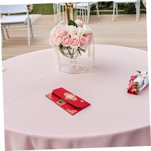 VILLCASE 2 Stück Chinesische Rote Hochzeitshüllen aus Robustem Stoff Glücksumschläge für Bargeld und Einladungen Traditionelles Design mit Wohlstands und Glückssymbolik für Hochzeiten und von VILLCASE