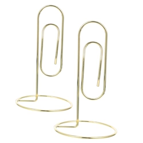 VILLCASE 2 Stück Goldene Metall Kartenhalter Elegante Memo Clips für Büro Hochzeit und Veranstaltungen Halten von Visitenkarten Notizen und Tischkarten VILLCASE 2 Stück Goldene Metall Kartenhalter Elegante Memo Clips für Büro Hochzeit und Veranstaltungen Halten von Visitenkarten Notizen und Tischkarten von VILLCASE