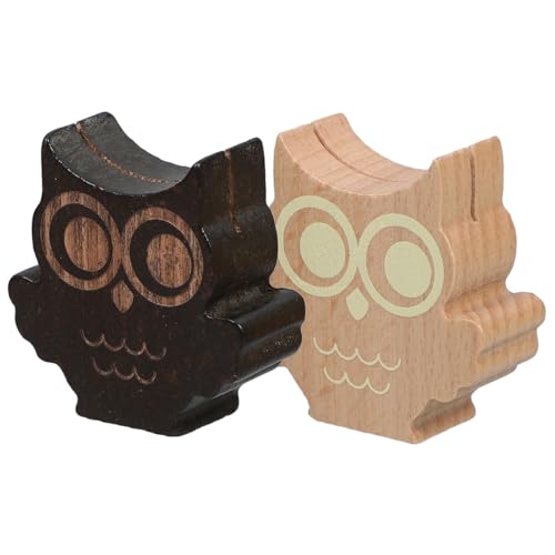 VILLCASE 2 Stück Holz Kartenhalter Eulen Design Minimalistischer Holz Notizhalter Memo Foto Ständer Stabil Nachhaltig Leicht Tragbar Für Hochzeit Party Tischdekoration VILLCASE 2 Stück Holz Kartenhalter Eulen Design Minimalistischer Holz Notizhalter Memo Foto Ständer Stabil Nachhaltig Leicht Tragbar Für Hochzeit Party Tischdekoration von VILLCASE