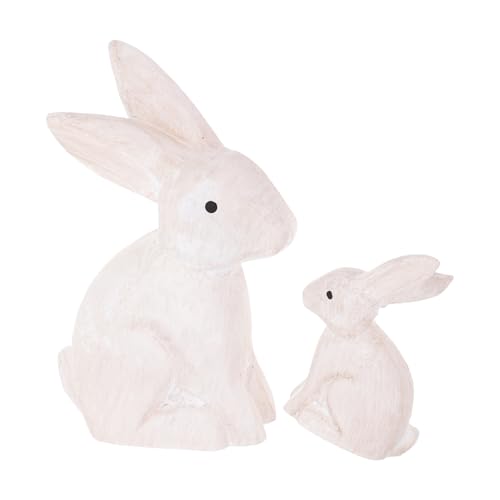 VILLCASE 2 Stück Holzkaninchen Ornament Unbemalte Holzfiguren zum Basteln DIY Holz für Projekte Ergänzung für Zuhause und Kinderzimmer Robustes Material Detailreiche Verarbeitung VILLCASE 2 Stück Holzkaninchen Ornament Unbemalte Holzfiguren zum Basteln DIY Holz für Projekte Ergänzung für Zuhause und Kinderzimmer Robustes Material Detailreiche Verarbeitung von VILLCASE