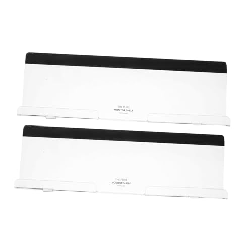 VILLCASE 2 Stück Monitor Nachrichtentafel Notizhalter Seitliche Memotafel Desktop Notiztafel Monitor Memotafel Kleiner Dokumentenhalter Für Schreibtisch Zuhause Memohalter von VILLCASE