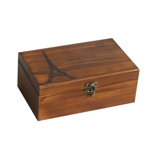 VILLCASE 2 Stück Nähkästchen Vintage zur Aufbewahrung Tragbare Schneiderbox für Nähbedarf Organizer für Nähwerkzeuge und Garn für Handarbeit und Diy Projekte von VILLCASE