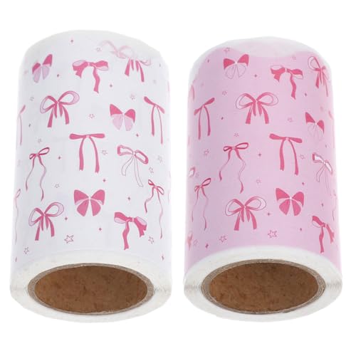 VILLCASE 2 Stück Rosa Schleifen Border Sticker Dekorative Wandverzierung für Klassenzimmer Büro Mädchenzimmer Valentinstag und Schulanfang VILLCASE 2 Stück Rosa Schleifen Border Sticker Dekorative Wandverzierung für Klassenzimmer Büro Mädchenzimmer Valentinstag und Schulanfang von VILLCASE