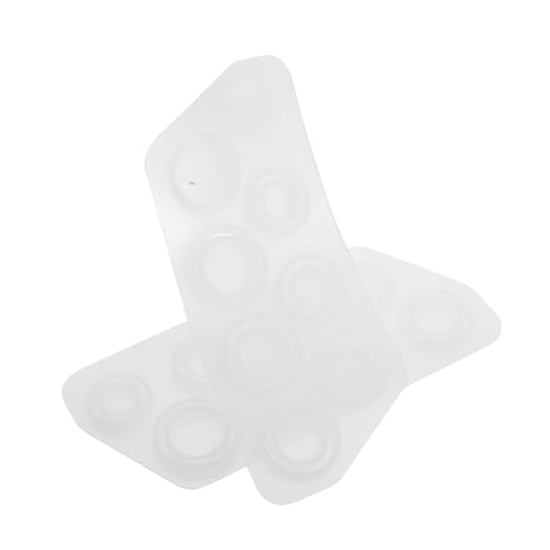 VILLCASE 2 Stück Silikonformen für Diy Ringe Anhänger Dekorationen Wiederverwendbare Gießformen für Schmuck Design und Kreative Projekte von VILLCASE