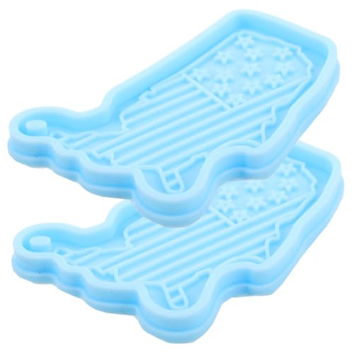 VILLCASE 2 Stück Silikonformen für Schlüsselanhänger Usa Pendant Epoxidharz Gussform für Diy Bastelarbeiten zur Unabhängigkeitstagsfeier und Schmuckherstellung VILLCASE 2 Stück Silikonformen für Schlüsselanhänger Usa Pendant Epoxidharz Gussform für Diy Bastelarbeiten zur Unabhängigkeitstagsfeier und Schmuckherstellung von VILLCASE