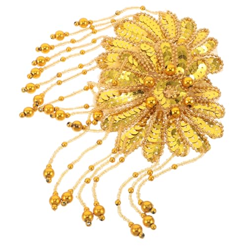 VILLCASE 2 Stück Teiliges Goldene Pailletten Schulterepauletten mit Fransen Handgefertigte Komfortable Schulterpolster für Kostüme Cosplay Party und Bühnenoutfits VILLCASE 2 Stück Teiliges Goldene Pailletten Schulterepauletten mit Fransen Handgefertigte Komfortable Schulterpolster für Kostüme Cosplay Party und Bühnenoutfits von VILLCASE