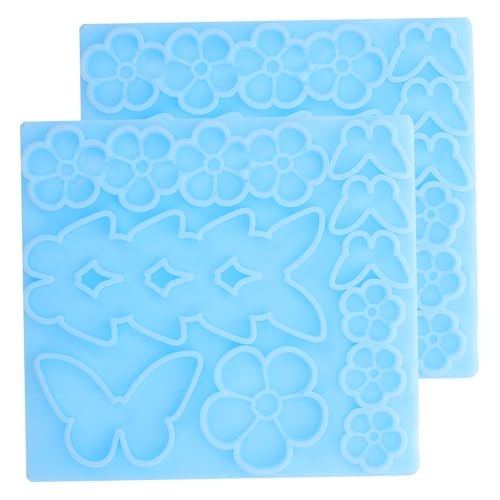 VILLCASE 2 Stück Teiliges Schmetterlingsform Flexibel Robust für Epoxidharz Haarspangen DIY Schmuckherstellung Haarklammern für Mädchen Geschenk Zubehör VILLCASE 2 Stück Teiliges Schmetterlingsform Flexibel Robust für Epoxidharz Haarspangen DIY Schmuckherstellung Haarklammern für Mädchen Geschenk Zubehör von VILLCASE