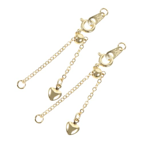 VILLCASE 2 Stück Verstellbare Schmuckverlängerung für und Armbänder für Diy Schmuckherstellung Langlebig und Elegant von VILLCASE