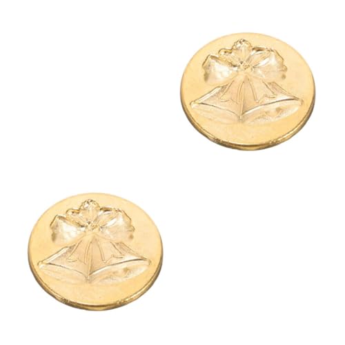 VILLCASE 2 Stück Vintage Wachssiegel Stempel Kopf Abnehmbarer Metallstempel für Diy Dekoration von Einladungen Umschlägen und Geschenken für Weihnachten und Besondere Anlässe VILLCASE 2 Stück Vintage Wachssiegel Stempel Kopf Abnehmbarer Metallstempel für Diy Dekoration von Einladungen Umschlägen und Geschenken für Weihnachten und Besondere Anlässe von VILLCASE
