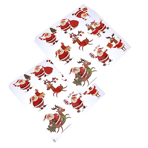 VILLCASE 2 Stück Wärmeübertragungsdruck Applikation Mit Jackenmotiv Santa Wärmeübertragungsaufkleber Weihnachtsüberweisungen Weihnachtsstrümpfe Nähflicken Für Weihnachten Sublimationsfolie VILLCASE 2 Stück Wärmeübertragungsdruck Applikation Mit Jackenmotiv Santa Wärmeübertragungsaufkleber Weihnachtsüberweisungen Weihnachtsstrümpfe Nähflicken Für Weihnachten Sublimationsfolie von VILLCASE