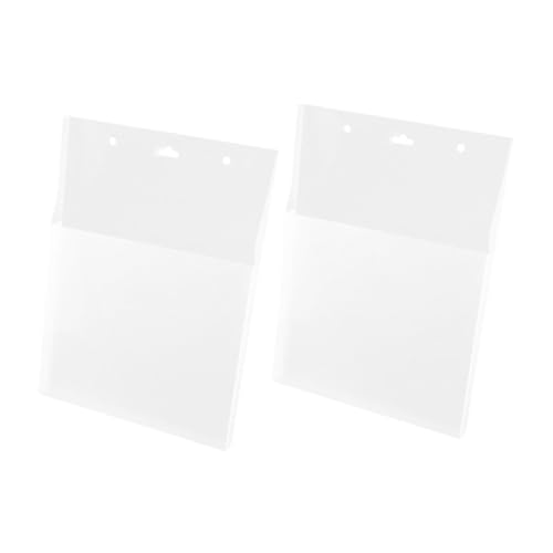 VILLCASE 2 Stück Wand Organizer für Dokumente und Magazine Transparenter Hängender Aktenhalter Platzsparend Multifunktional aus Langlebigem Kunststoff für Büro und Zuhause VILLCASE 2 Stück Wand Organizer für Dokumente und Magazine Transparenter Hängender Aktenhalter Platzsparend Multifunktional aus Langlebigem Kunststoff für Büro und Zuhause von VILLCASE
