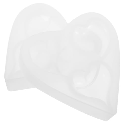 VILLCASE 2 Stück Wiederverwendbare Epoxidharz Moulds für DIY Valentinstag Hitzebeständig und Einfach zu Entformen für Kunsthandwerk und Seifenherstellung von VILLCASE