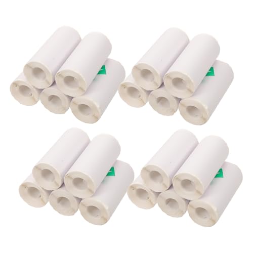 VILLCASE 20 Rollen Selbstklebendes Thermodruckerpapier Thermopapier Aufkleber Etiketten für Mini Drucker Büro Kennzeichnung von VILLCASE