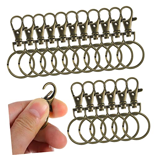 VILLCASE 20 Sätze Schlüsselringe mit Karabinerhaken Drehbare Clips Zinklegierung für Schlüsselorganisation Robust und Langlebig für Autoschlüssel Hausschlüssel und Mehr VILLCASE 20 Sätze Schlüsselringe mit Karabinerhaken Drehbare Clips Zinklegierung für Schlüsselorganisation Robust und Langlebig für Autoschlüssel Hausschlüssel und Mehr von VILLCASE