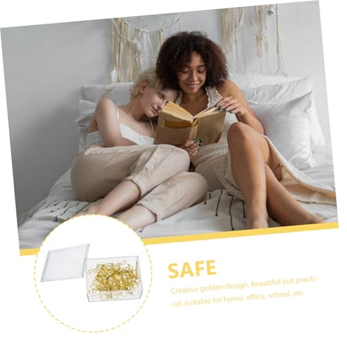 VILLCASE 20 Stück Goldene Büroklammern mit Hohlraum design Multifunktionale Binder Clips aus Edelstahl Praktische Verschlussklammern für Bürobedarf Schule Home office zum Organisieren von VILLCASE 20 Stück Goldene Büroklammern mit Hohlraum design Multifunktionale Binder Clips aus Edelstahl Praktische Verschlussklammern für Bürobedarf Schule Home office zum Organisieren von von VILLCASE