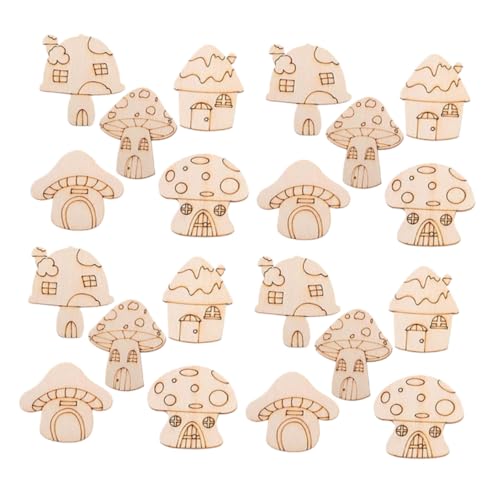 VILLCASE 20 Stück Pilzholzspäne Leere Pilzausschnitte Unbehandelte Naturholzscheiben Unfertige Holzscheiben Unbemalte Holzausschnitte Holzverzierungen Leere Naturholzscheiben Beige VILLCASE 20 Stück Pilzholzspäne Leere Pilzausschnitte Unbehandelte Naturholzscheiben Unfertige Holzscheiben Unbemalte Holzausschnitte Holzverzierungen Leere Naturholzscheiben Beige von VILLCASE