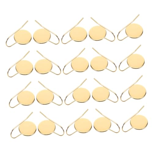 VILLCASE 20 Stück Rechteckige Rohlinge mit Cabochon Fassung für Diy Schmuckherstellung Goldene Trays Vielseitige Ohrring Basen für Basteln VILLCASE 20 Stück Rechteckige Rohlinge mit Cabochon Fassung für Diy Schmuckherstellung Goldene Trays Vielseitige Ohrring Basen für Basteln von VILLCASE
