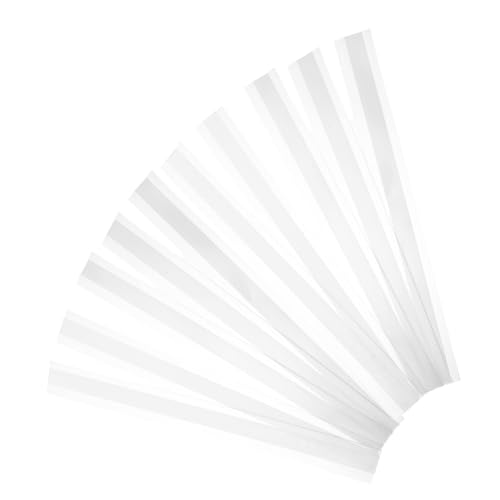 VILLCASE 20 Stück Regaletiketten Regal Preisschildhalter Etikettenhalter selbstklebend Einzelhandelsgeschäftepreisschilder Klare Taschen für Bücherregal Transparent von VILLCASE