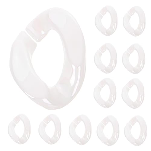 VILLCASE 20 Stück Teiliges Acryl Verbindungsringe UV beschichtet Langlebig Vielseitige Schmuckverbinder für Halsketten Handtaschen Schlüsselanhänger und DIY bastelprojekte VILLCASE 20 Stück Teiliges Acryl Verbindungsringe UV beschichtet Langlebig Vielseitige Schmuckverbinder für Halsketten Handtaschen Schlüsselanhänger und DIY bastelprojekte von VILLCASE