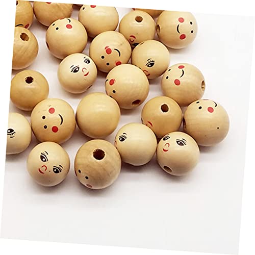 VILLCASE 20 Stück Teiliges Holzperlen mit Lachendem Gesicht Natürliche Holzkugeln DIY Schmuckzubehör für Mädchen Holzlose Perlen für Armbänder Halsketten Bastelprojekte VILLCASE 20 Stück Teiliges Holzperlen mit Lachendem Gesicht Natürliche Holzkugeln DIY Schmuckzubehör für Mädchen Holzlose Perlen für Armbänder Halsketten Bastelprojekte von VILLCASE
