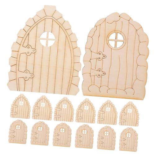 VILLCASE 20 Stück Teiliges Unfertige Holz feentüren Miniatur Fairy Door Ornament zum Bemalen Gartendeko DIY Holzfenster Zubehör für Mini gärten und Bastelprojekte VILLCASE 20 Stück Teiliges Unfertige Holz feentüren Miniatur Fairy Door Ornament zum Bemalen Gartendeko DIY Holzfenster Zubehör für Mini gärten und Bastelprojekte von VILLCASE