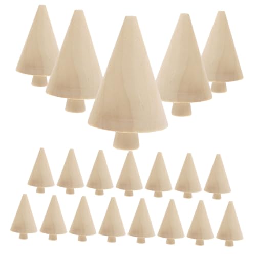 VILLCASE 20 Stück Teiliges Unvollendete Holz Christbaumdekorationen DIY Bemalbare Weihnachtsbaummodelle Massivem Holz Glatte Oberfläche Kreative Graffiti Deko für Schüler und VILLCASE 20 Stück Teiliges Unvollendete Holz Christbaumdekorationen DIY Bemalbare Weihnachtsbaummodelle Massivem Holz Glatte Oberfläche Kreative Graffiti Deko für Schüler und von VILLCASE