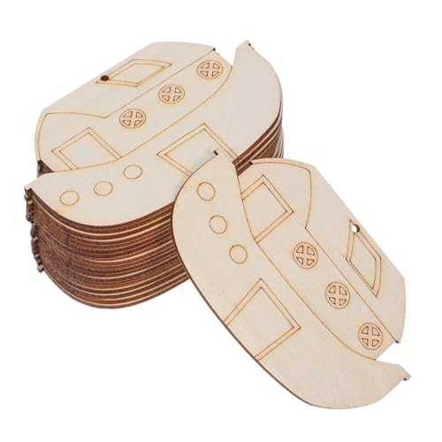 VILLCASE 20 Stück Teiliges Unvollendete Holz Segelboote zum Basteln Naturbelassene Glatte Holzanhänger mit Vielseitig Bemalbar für Nautische Tischdekoration und DIY projekte VILLCASE 20 Stück Teiliges Unvollendete Holz Segelboote zum Basteln Naturbelassene Glatte Holzanhänger mit Vielseitig Bemalbar für Nautische Tischdekoration und DIY projekte von VILLCASE