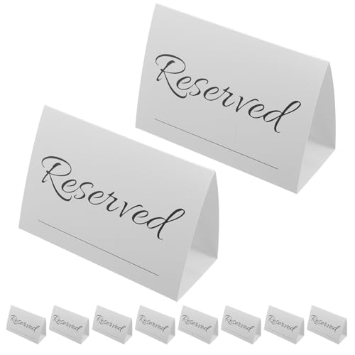 VILLCASE 20 Stück Tischkarten für Hochzeiten Reservierungskarten mit Namenszeile für Feiern Empfänge und Veranstaltungen Hochzeitszubehör VILLCASE 20 Stück Tischkarten für Hochzeiten Reservierungskarten mit Namenszeile für Feiern Empfänge und Veranstaltungen Hochzeitszubehör von VILLCASE