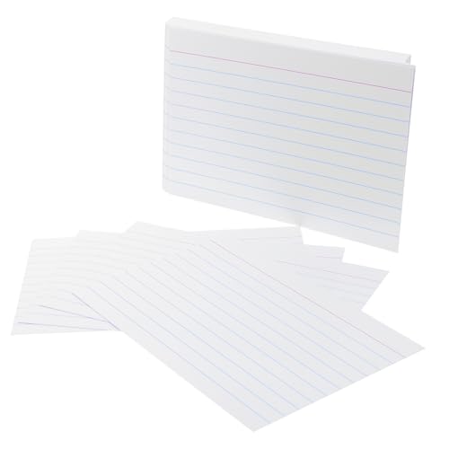 VILLCASE 200 Stück Hochwertige Horizontale Karten für Notizen Flashcards und Prüfungen für Schule Büro und Studium VILLCASE 200 Stück Hochwertige Horizontale Karten für Notizen Flashcards und Prüfungen für Schule Büro und Studium von VILLCASE