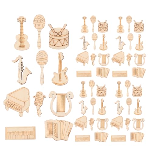 VILLCASE 200 Stück Musikinstrumente Holz Ausschnitte Unlackierte Diy Dekorationsstücke für Kreative Projekte Violine Gitarre Klavier Trommel Formen für Malen und Basteln VILLCASE 200 Stück Musikinstrumente Holz Ausschnitte Unlackierte Diy Dekorationsstücke für Kreative Projekte Violine Gitarre Klavier Trommel Formen für Malen und Basteln von VILLCASE