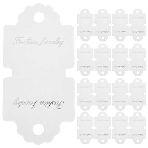 VILLCASE 200 Stück Robuste Halter für für Schlüsselanhänger Armbänder und Scrunchies zur Präsentation von Schmuck im Kleinen Geschäft von VILLCASE