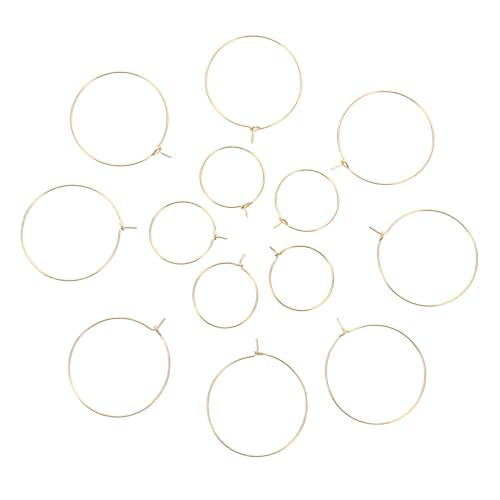 VILLCASE 200 Stück Teiliges Ohrring-rohlinge- Runde DIY Creolen Langlebige Schmuckzubehör Einfache Montage für Schmuckherstellung und Ohrringe Selber Machen VILLCASE 200 Stück Teiliges Ohrring-rohlinge- Runde DIY Creolen Langlebige Schmuckzubehör Einfache Montage für Schmuckherstellung und Ohrringe Selber Machen von VILLCASE