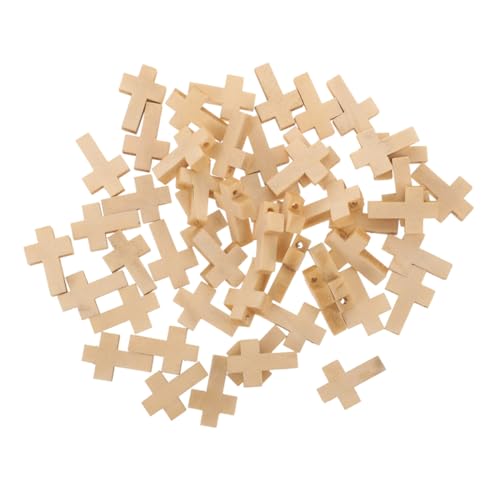 VILLCASE 200 Stück Unfertige Holz Kreuz Anhänger Dekorative Holzkreuze für Diy Schmuckprojekte Armbänder und Vintage Stil für Religiöse Anlässe VILLCASE 200 Stück Unfertige Holz Kreuz Anhänger Dekorative Holzkreuze für Diy Schmuckprojekte Armbänder und Vintage Stil für Religiöse Anlässe von VILLCASE